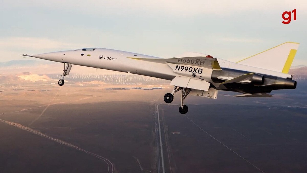 VÍDEO: avião supersônico XB-1 faz primeiro voo, como teste para futuro sucessor do Concorde